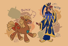 Дизайны персонажей персонального проекта / Character designs for a personal project